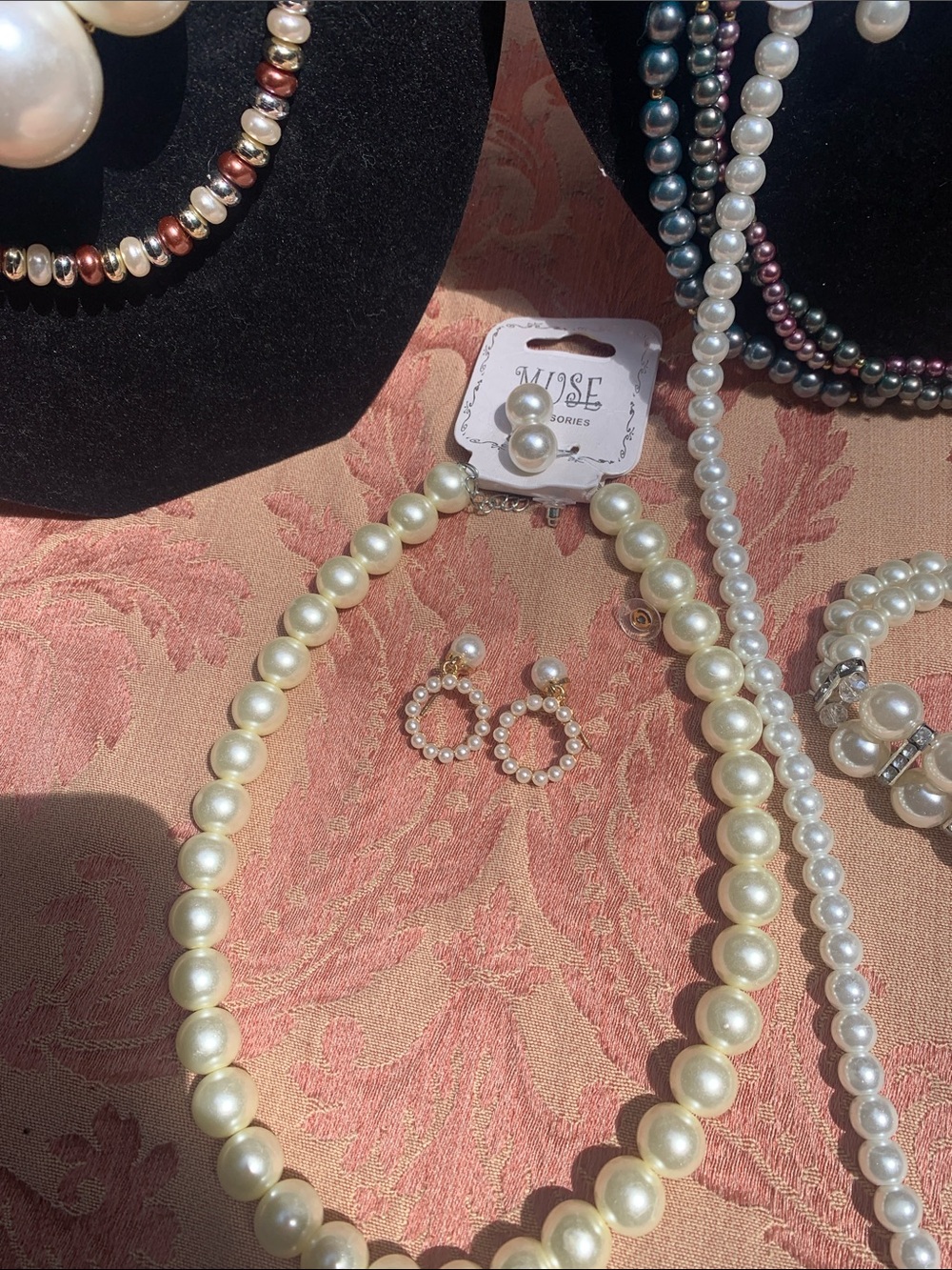 A Collection of Pearls necklace sets earrings bracelet - Picture 4 of 13